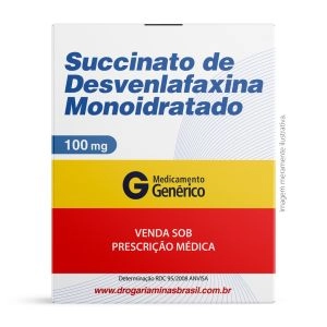 Succinato De Desvenlafaxina Monoidratado 100mg 30 Comprimidos Genérico Eurofarma