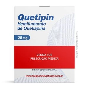 Quetipin 25mg 30 Comprimidos Cristália