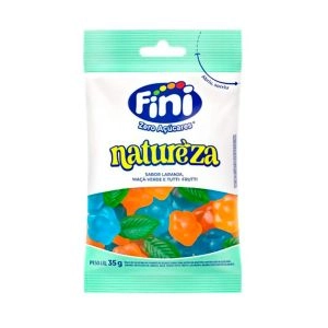 Bala Gelatina 35g Zero Açúcar Natureza Fini