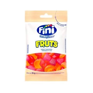 Bala Gelatina 35g Zero Açúcar Fruts Fini