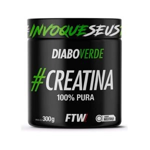 Creatina 100% Pura Diabo Verde 300g Ftw