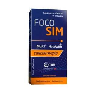 Suplemento Alimentar Focosim Concentração 30 Cápsulas Trb
