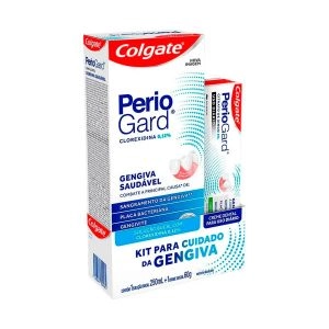 Kit Perio Gard Enxaguante Bucal 250 ml + Creme Dental 60g Colgate