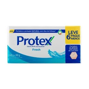 Kit Sabonetes 85g Cada Fresh 6 Unidades Protex