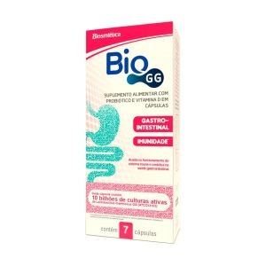 Suplemento Alimentar Bio Gg 10Bi + 1000ui 7 Cápsulas Biosintética