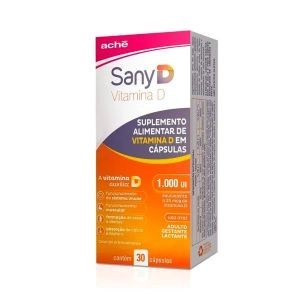 Suplemento Alimentar Sany D 1.000ui 30 Cápsulas Aché