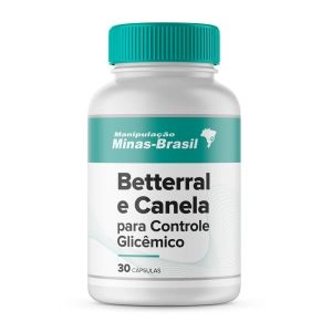 Betterral e Canela para Controle Glicêmico 30 Cápsulas