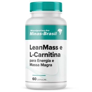 LeanMass e L-Carnitina para Energia e Massa Magra 60 Cápsulas