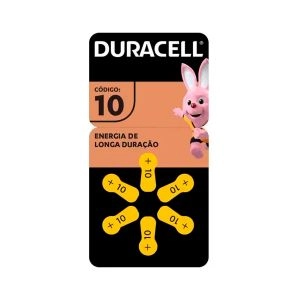Pilha Auditiva 6 Unidades N10 Duracell