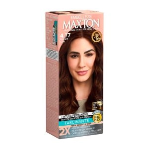 Tintura Creme Kit Prático 4.77 Marron Café Maxton