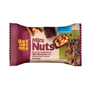 Mini Nuts 15g Nibs De Cacau E Chocolate Meio Amargo Banana Brasil