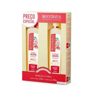 Kit Shampoo 250ml + Condicionador 250ml Crespos Nutição E Força Bio Extratus