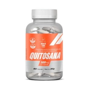 Suplemento Alimentar Quitosana 500mg 60 Cápsulas Health Labs