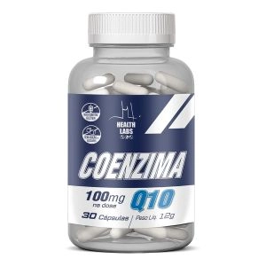 Suplemento Alimentar Coenzima Q10 100mg 30 Cápsulas Health Labs