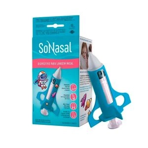 Dispositivo Para Lavagem Nasal 20ml Azul Sonasal