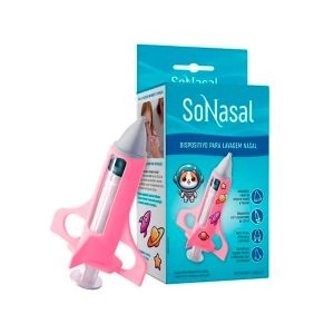 Dispositivo Para Lavagem Nasal 20ml Rosa Sonasal