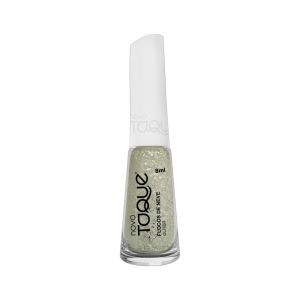 Esmalte Novo Toque Flocos De Neve Glitter 8ml