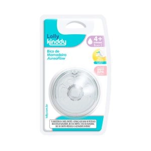 Bico De Mamadeira AureaFlow Fluxo 3 Lolly Kinddy