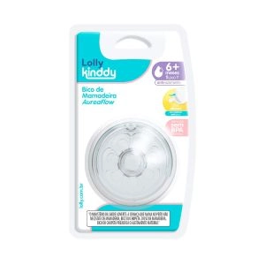 Bico De Mamadeira AureaFlow Fluxo Y Antivazamento Lolly Kinddy