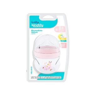 Mamadeira Nature 130ml AureaFlow Fluxo 1 Lolly Kinddy