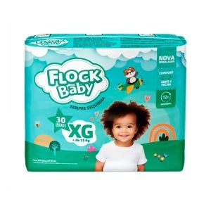 Fralda Descartável Sempre Sequinha Xg 30 Unidades Flock Baby