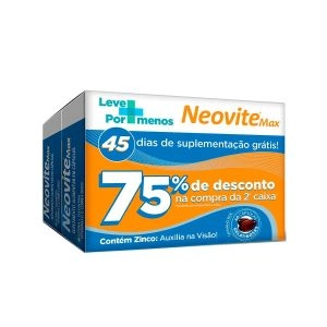Suplemento Alimentar Neovite Max 120 Cápsulas Bausch + Lomb