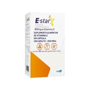 Suplemento Alimentar E-Star 800mg 30 Cápsulas Zydus
