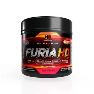 Pré Treino Muscle Hd Furia Hd Frutas Vermelhas 300g