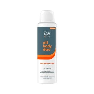 Desodorante Corporal Aerosol Dove Men + Care All Body Deo Shea Butter E Cedar 150ml