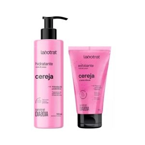 Kit Esfoliante 150g + Hidratante 190ml Cereja Labotrat Dia A Dia