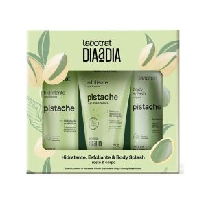 Kit Hidratante 190ml + Esfoliante 150g + Body Splash 190ml Pistache Labotrat Dia A Dia