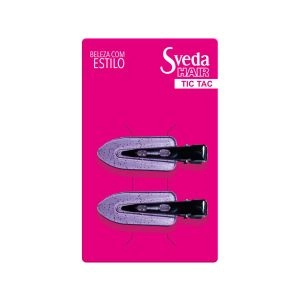 Tic Tac Para Cabelo Sveda Hair Beleza Estilo Kids Stilus Collors 2 Unidades