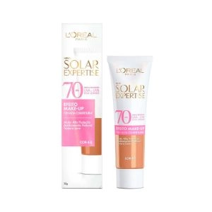 Protetor Solar Facial L'Oreal Paris Solar Expertise Efeito Make-up Fps70 Cor 4.0 30g