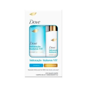 Kit Dove Hidratação + Hialuron-vit Shampoo 350ml + Condicionador 175ml