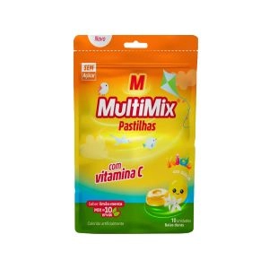 Pastilhas Multimix Kids Vitamina C Limão E Menta 10 Unidades