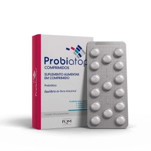 Suplemento Alimentar Probiatop 30 Comprimidos Fqm