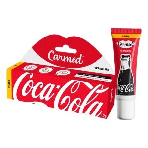 Carmed Coca Cola Hidratante Labial Vermelho 10g