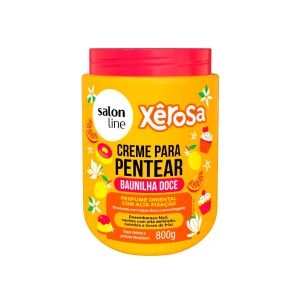 Creme Para Pentear Salon Line Xêrosa Baunilha Doce 800g