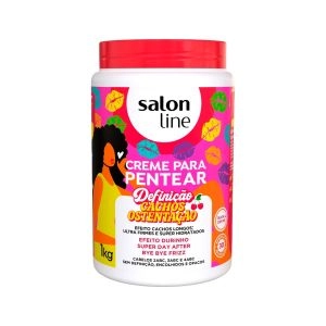 Creme Para Pentear Salon Line Definição Cachos Ostentação 1kg