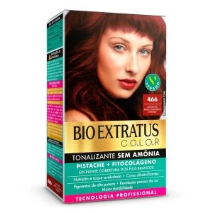 Tonalizante Bio Extratus Color 466 Castanho Médio Vermelho Intenso 135g