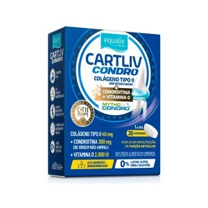 Suplemento Alimentar Cartiliv Condro 30 Comprimidos Equaliv