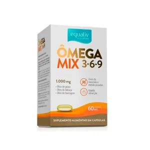 Suplemento Alimentar Ômega Mix 3.6.9 60 Cápsulas Em Gel Equaliv