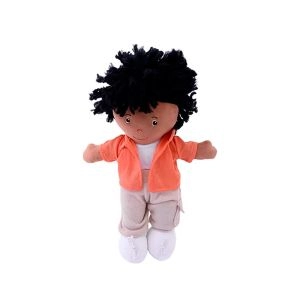 Boneco De Pano Zip Negro Léo