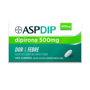 Aspdip 500mg 30 Comprimidos Bayer