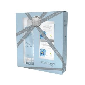 Kit Giovanna Baby Blue Body Splash 260ml + 2 Unidades Sabonete Em Barra Vegetal 90g Cada