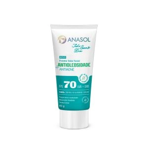 Protetor Solar Facial Anasol Antioleosidade + Antiacne Fps70 40g