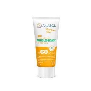 Protetor Solar Facial Anasol Antioleosidade + Antibrilho Fps60 40g