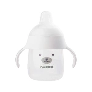 Copo De Treinamento Pimpolho Infantil Bico Flexível Urso 240ml