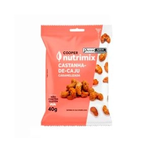 Castanha-De-Caju Caramelizada Cooper Nutrimix 40g