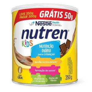 Complemento Alimentar Nutren Kids Chocolate 350g Nestlé